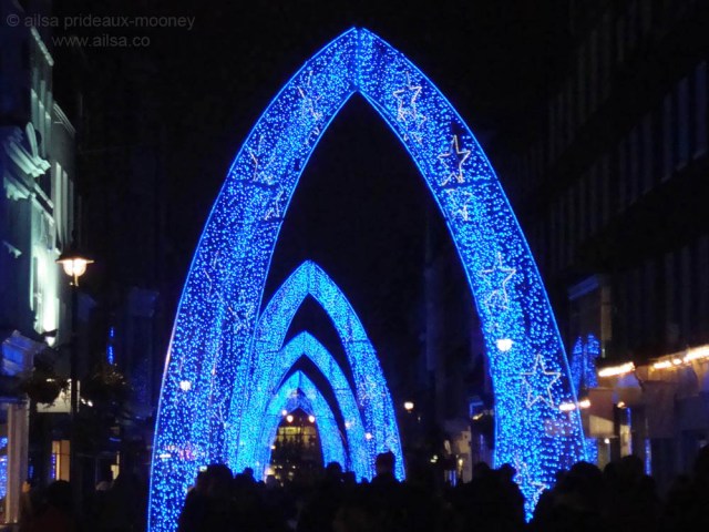 blue christmas london