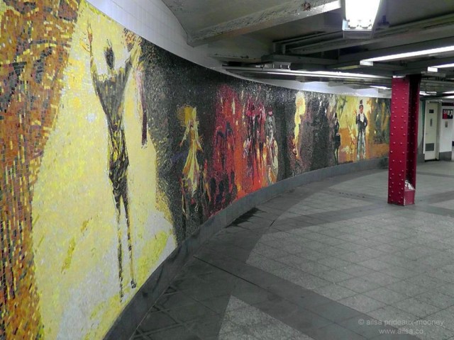 subway art new york 34th penn station
