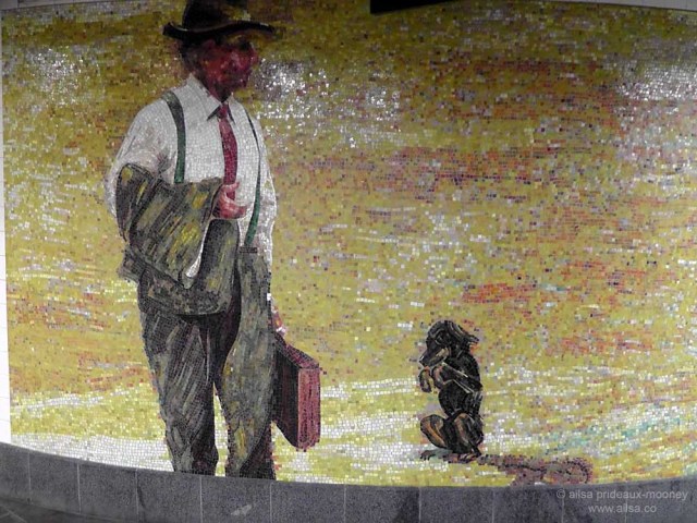 subway art new york 34th penn station