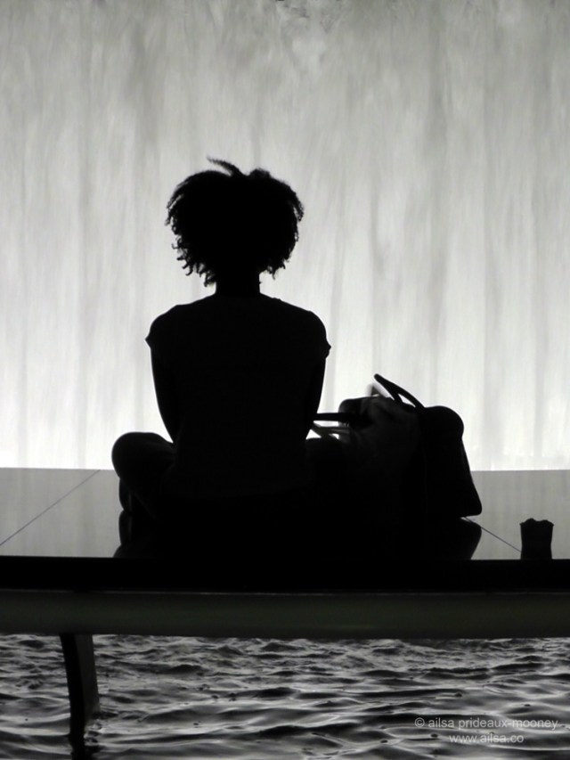 silhouette fountain lincoln center new york