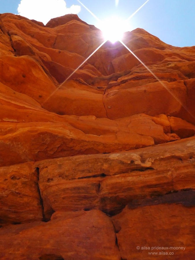 red zion national park utah