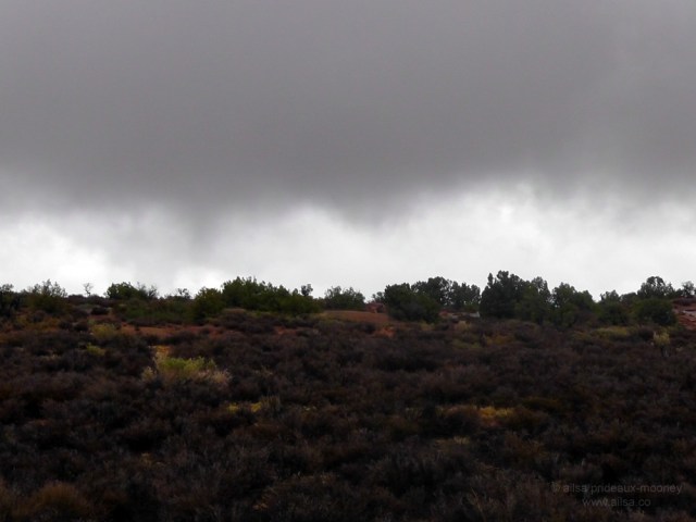 arches national park utah monsoon fog 