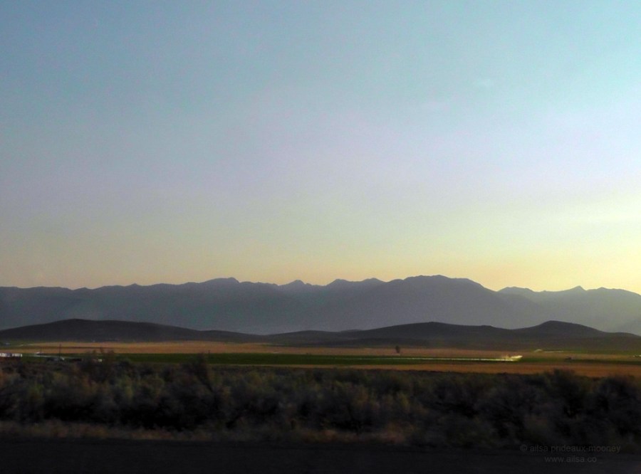 blue mountains oregon road trip us usa america driving