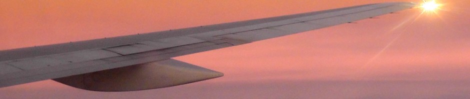 airplane aeroplane wing flight new york dawn travel