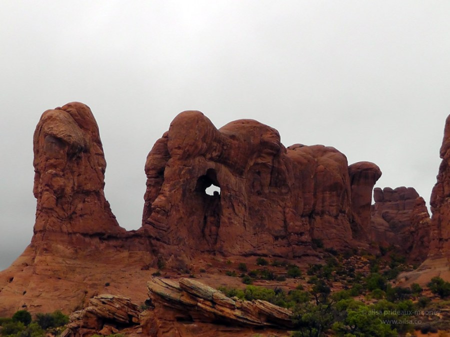 parade of elephants arches national park windows road trip utah usa us america