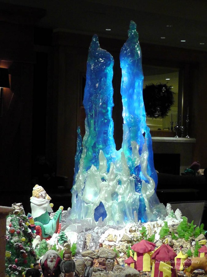narnia snow queen castle gingerbread house village sheraton seattle christmas