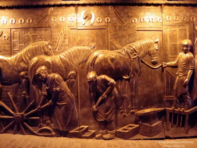 camden stables market horse tunnel london brass wall frieze