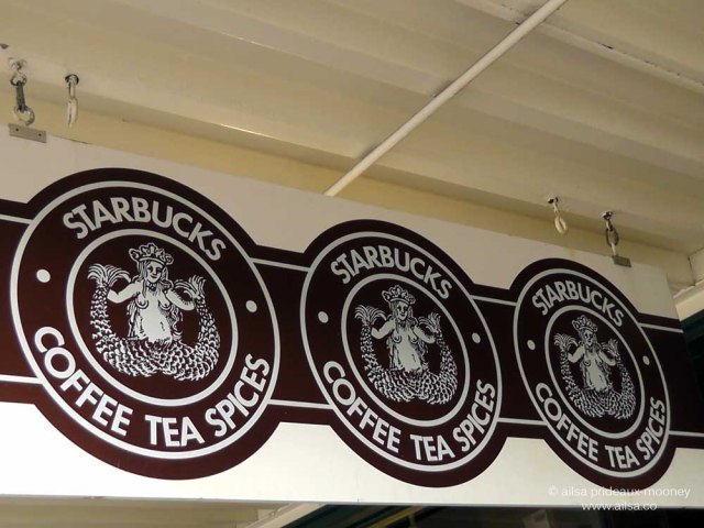 original starbucks, starbucks coffee, seattle, pike place market, travel, travelogue, photography, ailsa prideaux-mooney