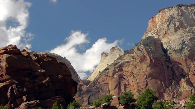 zion national park peaks monoliths canyon valley us road trip usa america driving