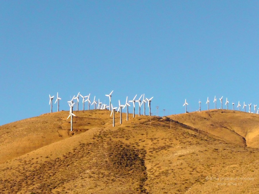 mojave tehachapi pass windfarm desert california road trip us usa america driving travel
