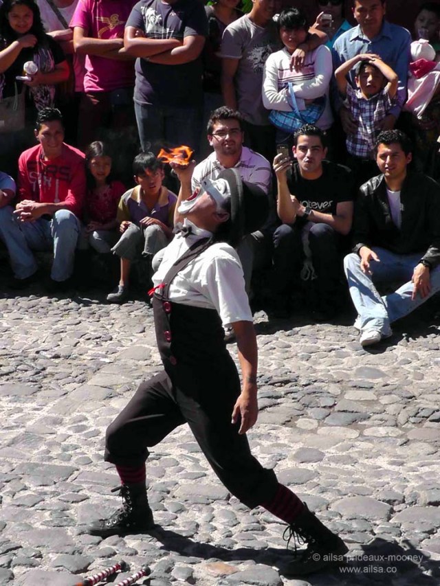 fire eater, guatemala, antigua, festival, street performer, travel, ailsa prideaux-mooney
