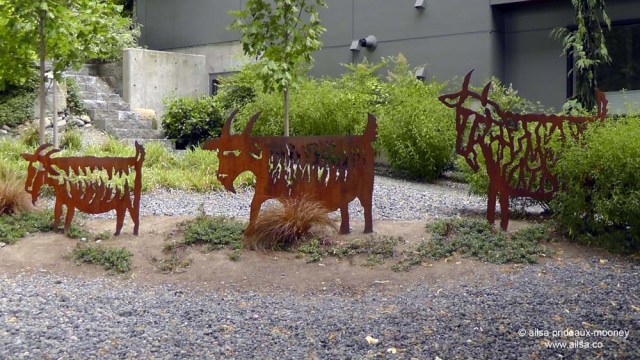 billy goats gruff, fremont troll, seattle, washington, usa, travel, photography, ailsa prideaux-mooney
