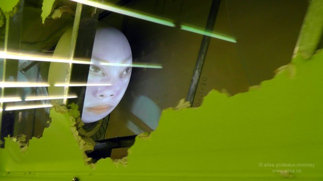 seattle public library, architecture, travel, photography, ailsa prideaux-mooney. Rem Koolhaas, Tony Oursler, video installation, art