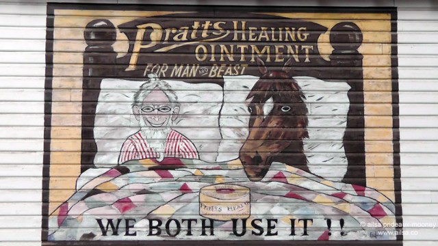 pratts healing ointment ad, winthrop, washington, travel, photography, travelogue, ailsa prideaux-mooney
