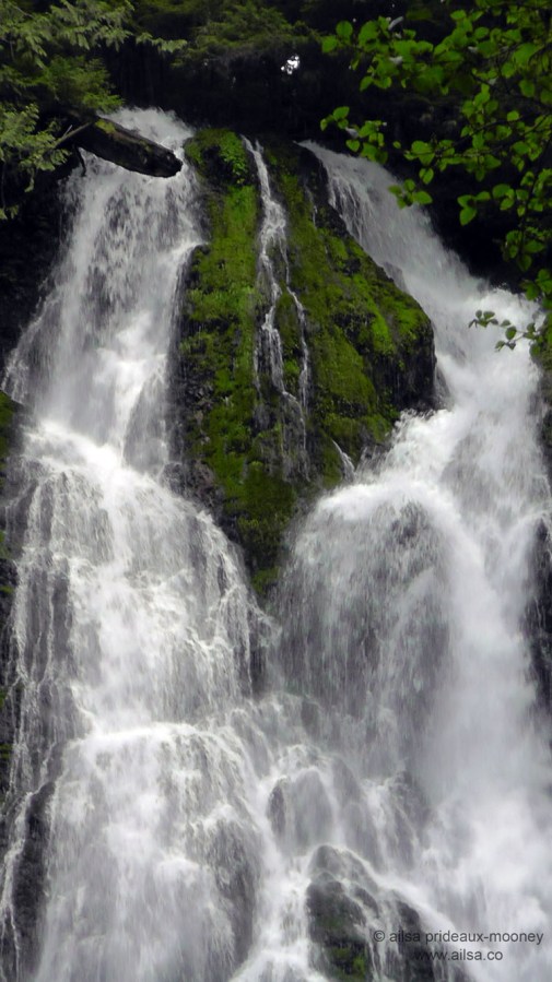 unnamed waterfall, boulder river trail, north cascades, seattle, washington, travel, hiking, travelogue, ailsa prideaux-mooney