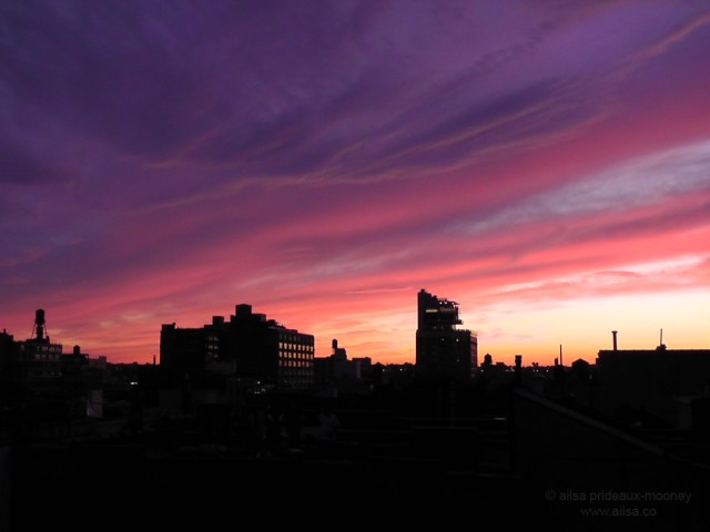 manhattan, sunset, hudson river, new york, travel, travelogue, ailsa prideaux-mooney
