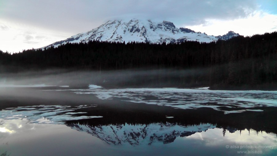 mount rainier, washington, volcano, north cascades, travel, travelogue, travel photography, ailsa prideaux-mooney, reflection lakes