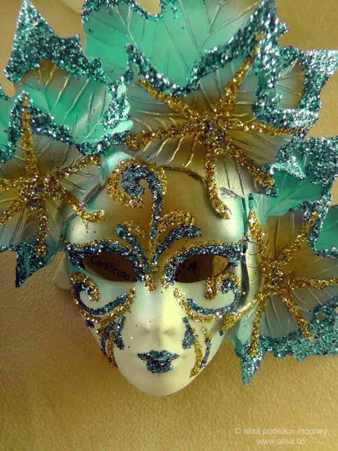 carnival mask, venetian, Rome, Italy, travel, travelogue, photography, Ailsa Prideaux-Mooney