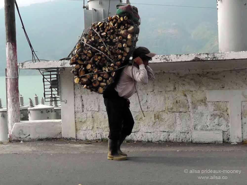 guatemala, atitlan, log carrying, travel, travelogue, photography, ailsa prideaux-mooney, travel photography