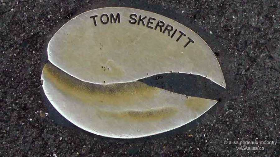 pike place market, seattle, travel, travelogue, ailsa prideaux-mooney, bronze pig prints, pig hoofs, famous names