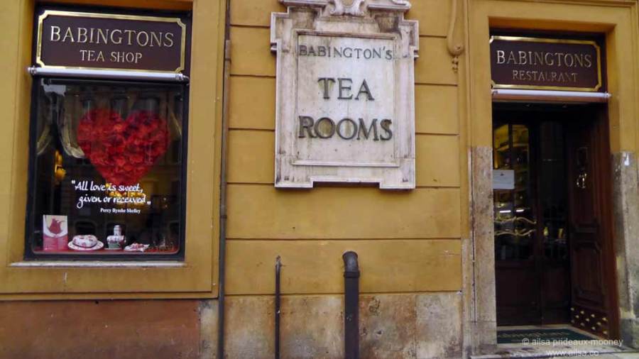rome, italy, travel, literati, grand tour, photography, travelogue, travel, ailsa prideaux-mooney, babingtons tea house, babington's