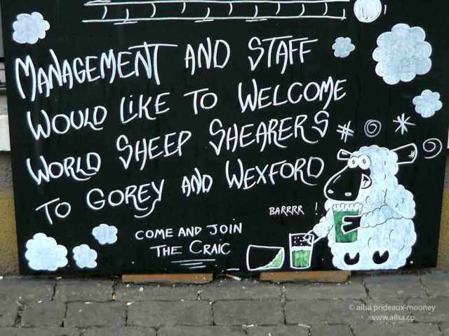 sheep olympics, golden shears, gorey, wexford, ireland, travel, travelogue, ailsa prideaux-mooney