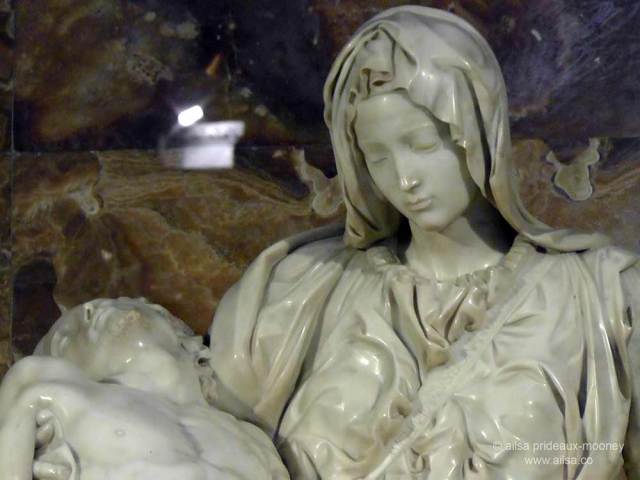 vatican city, st peter's basilica, rome, italy, travel, travelogue, ailsa prideaux-mooney, pieta, michelangelo, buonarotti