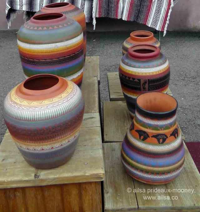 santa fe, new mexico, south western pottery, travel, travelogue, ailsa prideaux-mooney