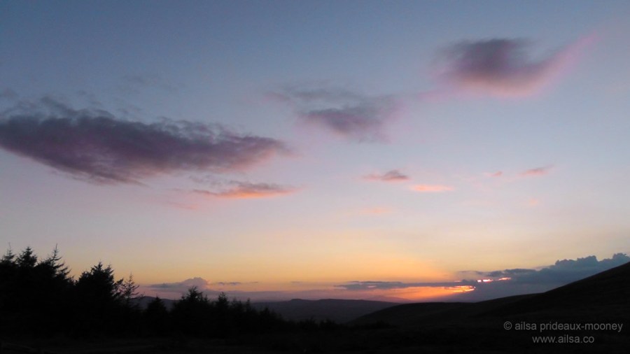 mount leinster, carlow, ireland, nine stones viewing point, travel, travelogue, ireland, sunset