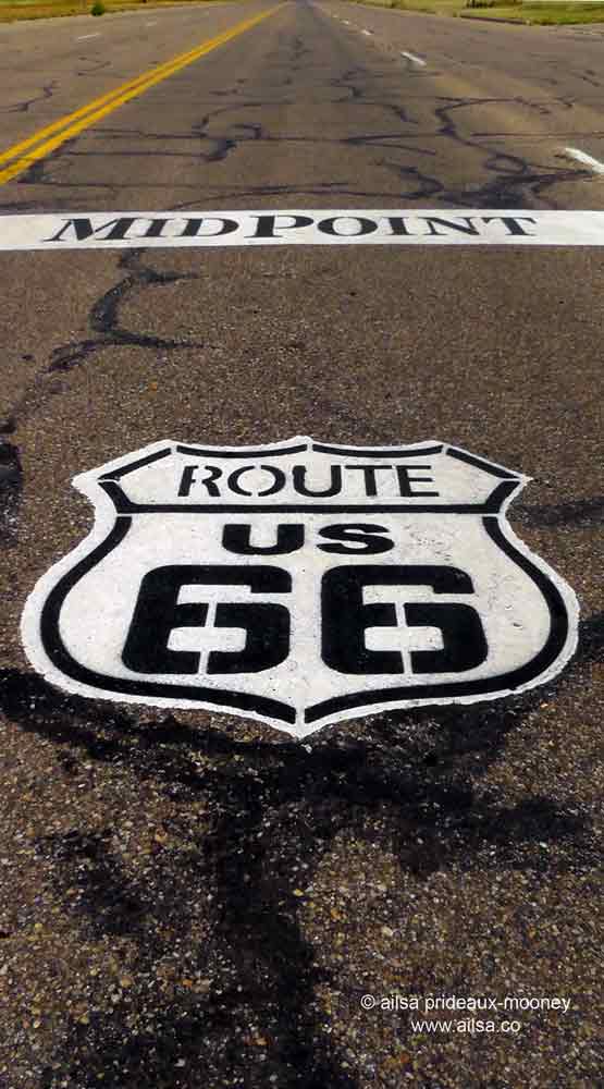 route 66, midway point, road trip, the great american road trip, travel, travelogue, ailsa prideaux-mooney