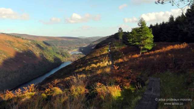 glendalough, spinc, spinc trail. blue trail, hiking, wicklow mountains, wicklow national park, wicklow, ireland, travel, travelogue, ailsa prideaux-mooney