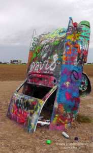 Cadillac Ranch, Amarillo, Texas, roadside attractions, travel, travelogue, ailsa prideaux-mooney