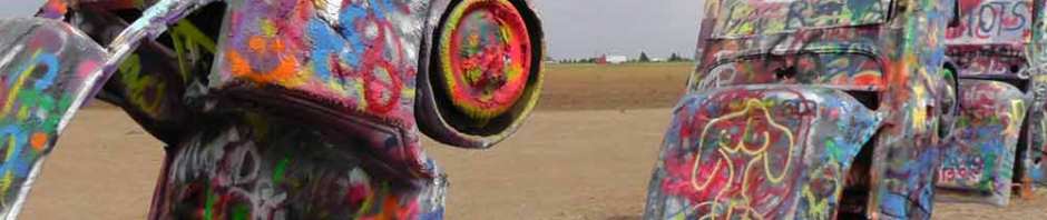Cadillac Ranch, Amarillo, Texas, roadside attractions, travel, travelogue, ailsa prideaux-mooney