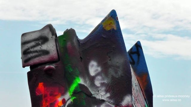 Cadillac Ranch, Amarillo, Texas, roadside attractions, travel, travelogue, ailsa prideaux-mooney