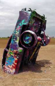 Cadillac Ranch, Amarillo, Texas, roadside attractions, travel, travelogue, ailsa prideaux-mooney