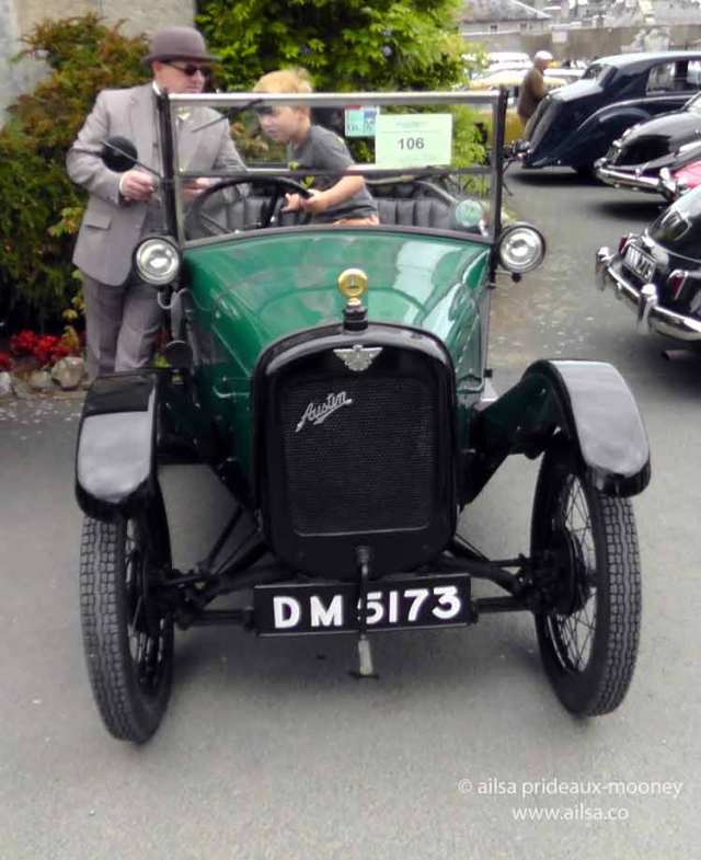 vintage car rally, irish veteran and vintage car club, powerscourt estate, picnic, travel, travelogue, ireland, ailsa prideaux-mooney, austin martin