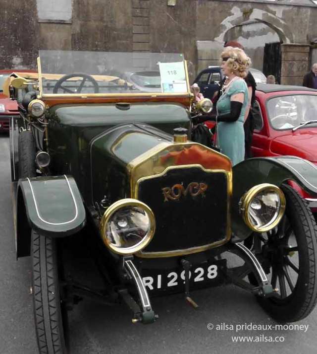 vintage car rally, irish veteran and vintage car club, powerscourt estate, picnic, travel, travelogue, ireland, ailsa prideaux-mooney