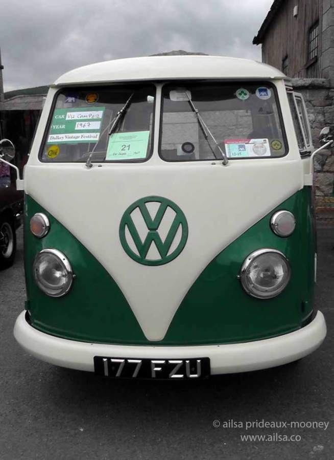 vintage car rally, irish veteran and vintage car club, powerscourt estate, picnic, travel, travelogue, ireland, ailsa prideaux-mooney, vintage vw bus, vw campervan