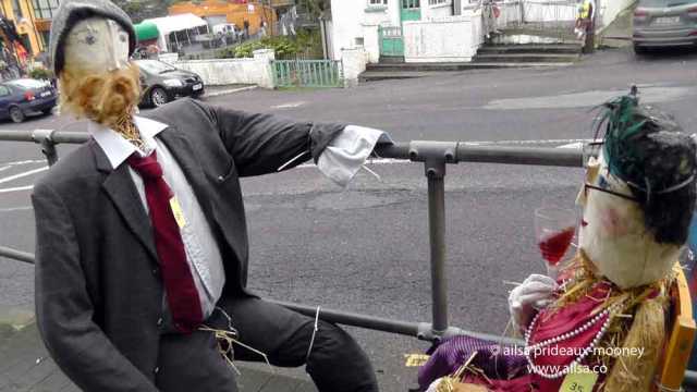 leap, county cork, ireland, travel, travelogue, hallowe'en, halloween, scarecrows, ailsa prideaux-mooney