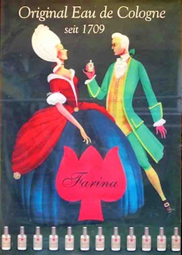 original eau de cologne, haus farina, 4711, perfume, history of perfume, travel, travelogue, ailsa prideaux-mooney