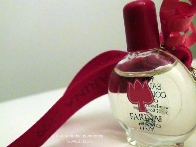 original eau de cologne, haus farina, 4711, perfume, history of perfume, travel, travelogue, ailsa prideaux-mooney